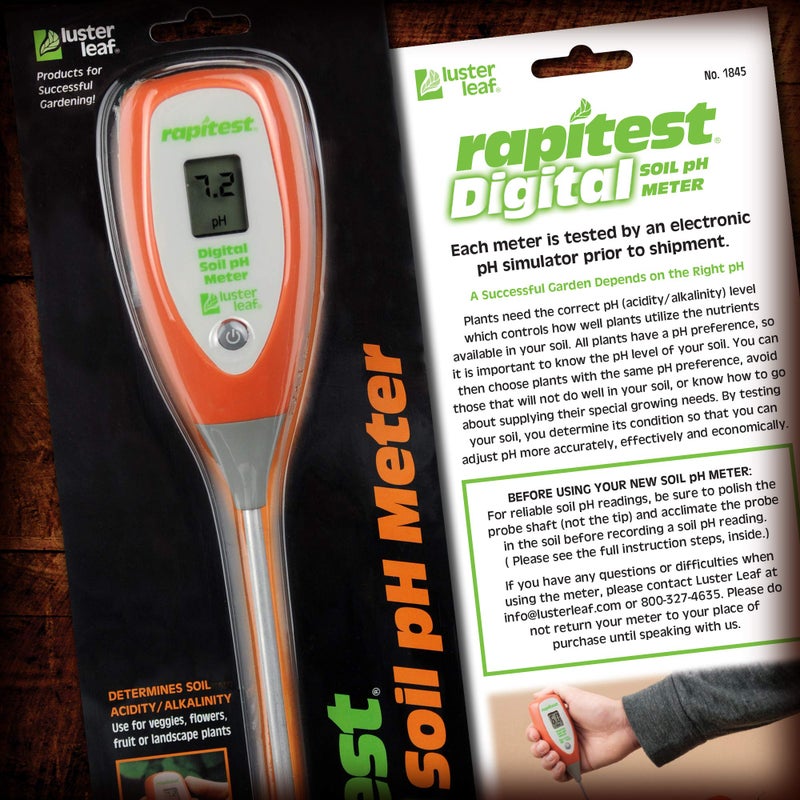 Luster Leaf Rapitest Digital Soil pH Meter. Designed and Engineered in the USA. - Image 5